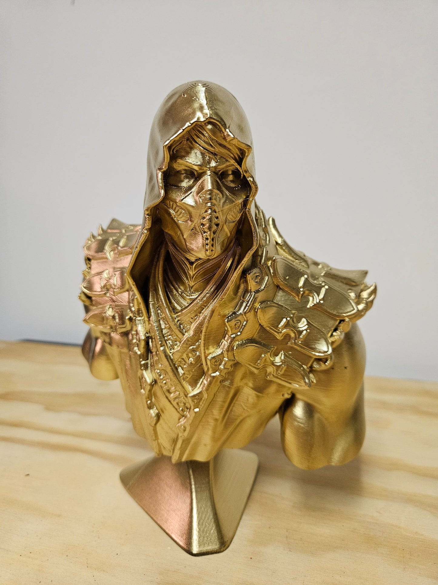 Scorpion bust replica statue
