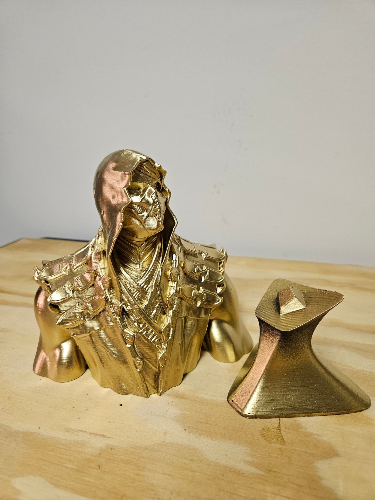 Scorpion bust replica statue