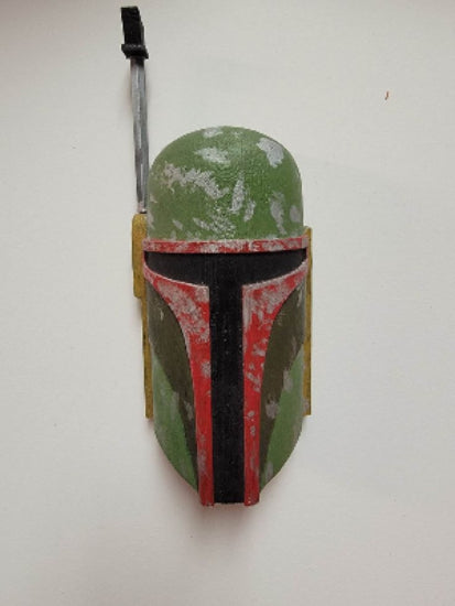 Painted Fett decoration Star Wars tiki decoration by Aviator 3D Printing