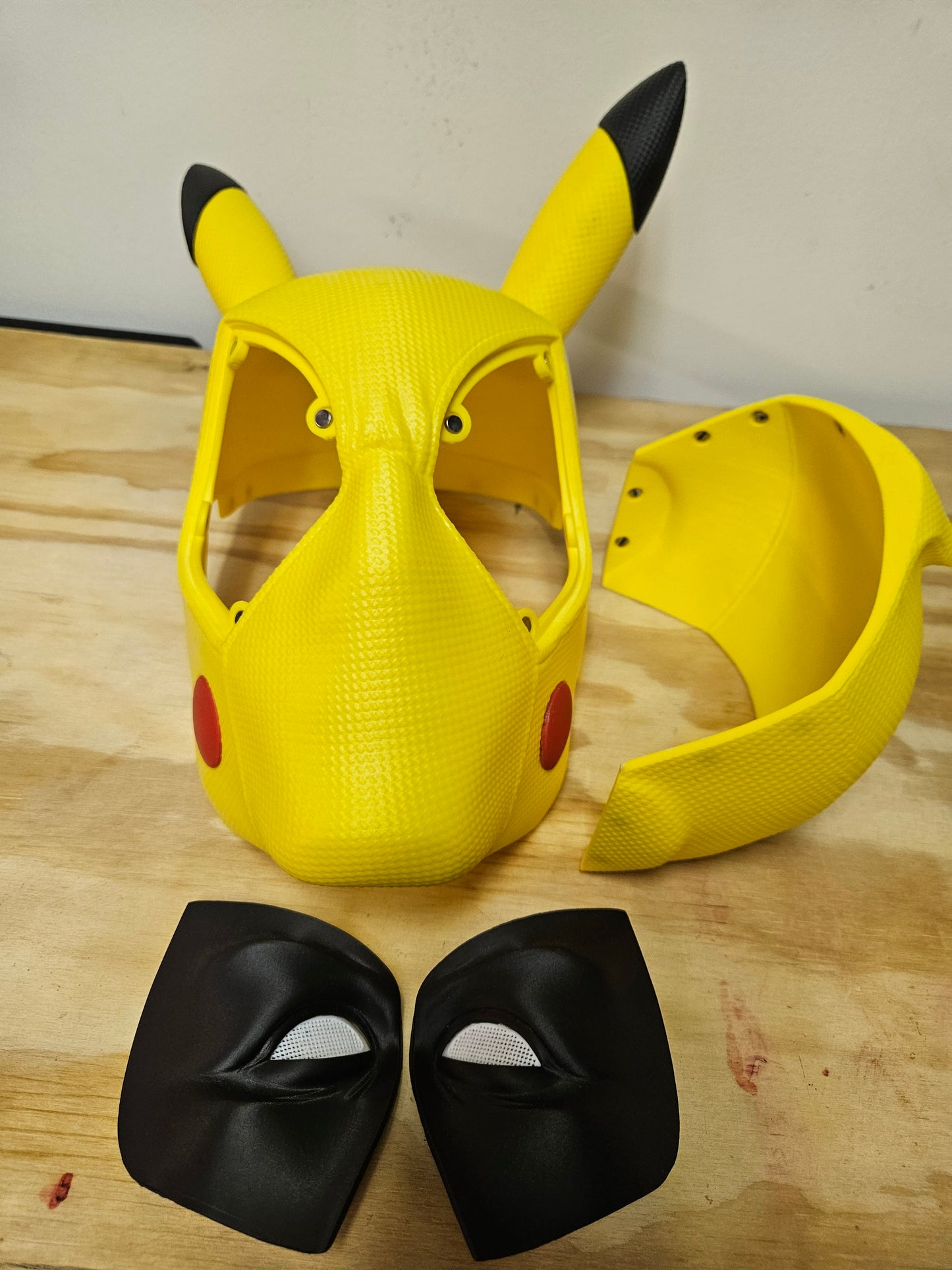 PikaPool Helmet (Deadpool and Pikachu mash-up)