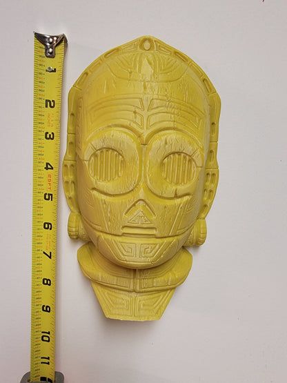 Home Office tiki decoration inspired by C3PO from Star Wars from Aviator 3D Printing LTD.