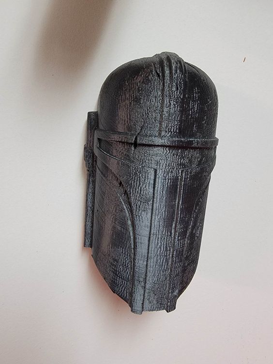 painted or unpainted Mando Mandalorian Star Wars home office decoration from Aviator 3D Printing LTD