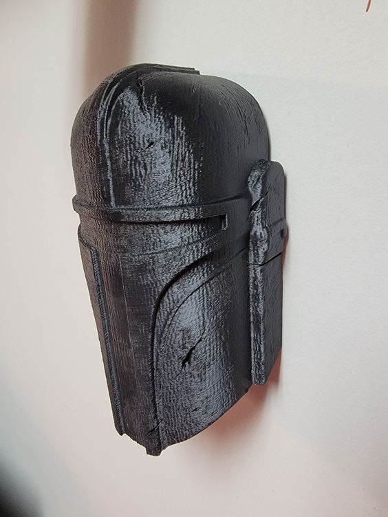 painted or unpainted Mando Mandalorian Star Wars home office decoration from Aviator 3D Printing LTD