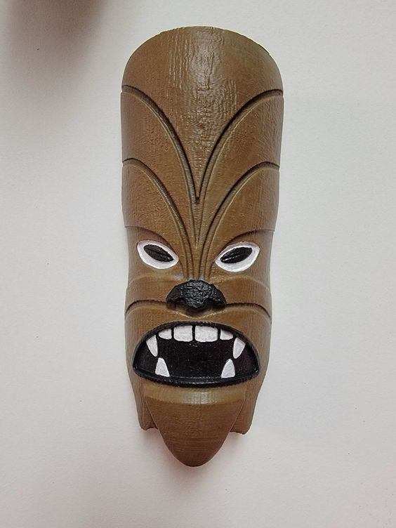 painted chewbacca chewie Star wars tiki decoration Aviator 3D Printing