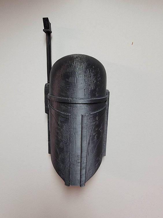 UnPainted Fett decoration Star Wars tiki decoration by Aviator 3D Printing