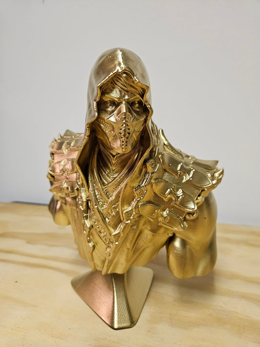 Scorpion bust replica statue