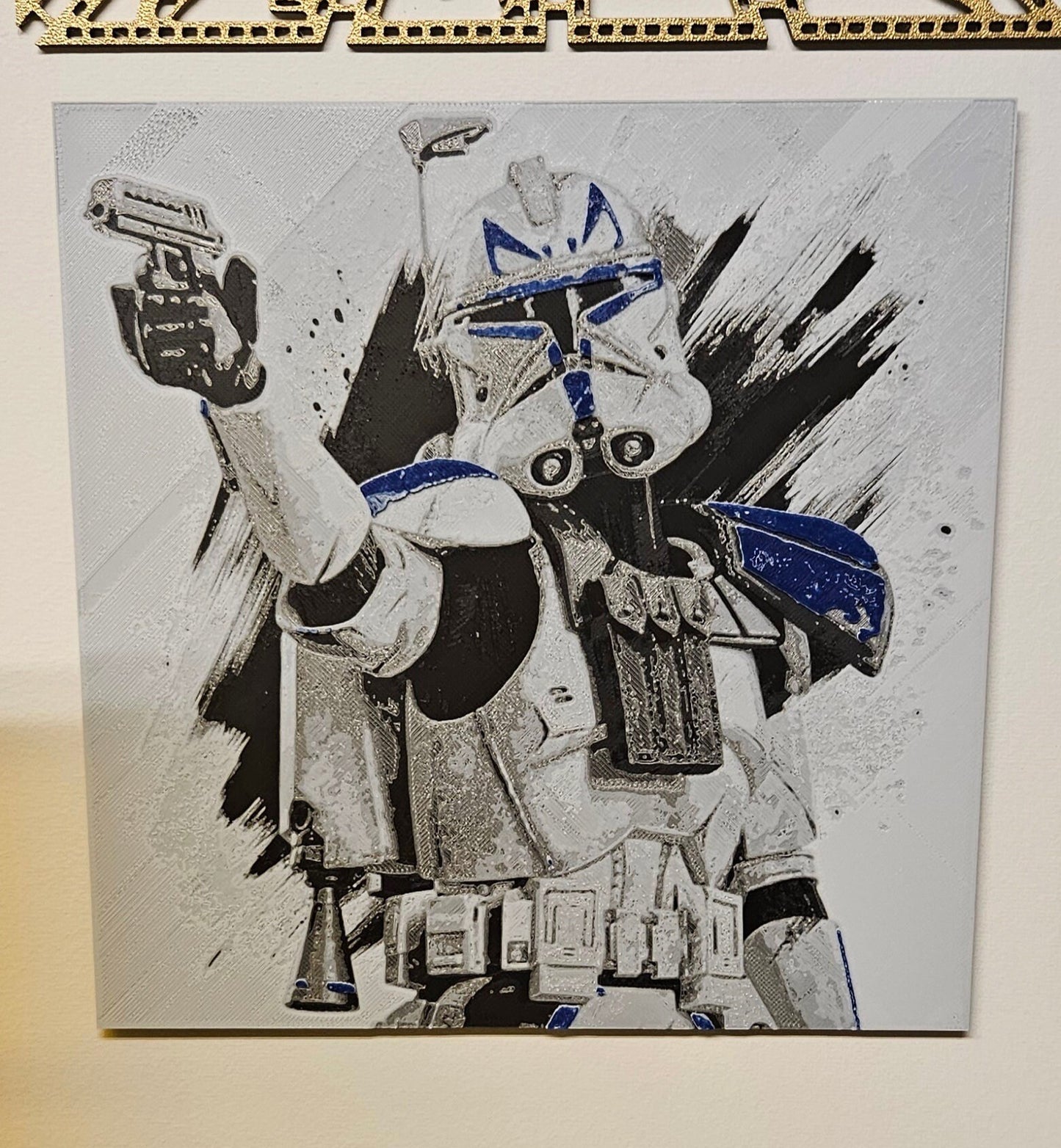 Star Wars inspired 3D printed Fan Art Decore