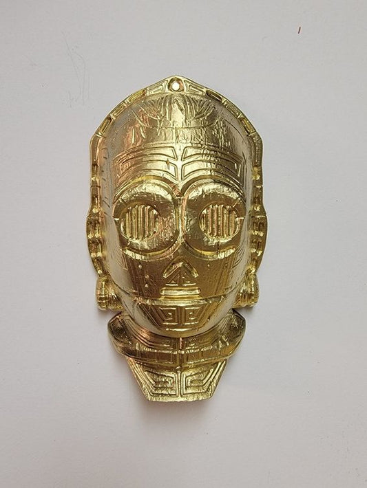 Home Office tiki decoration inspired by C3PO from Star Wars from Aviator 3D Printing LTD.