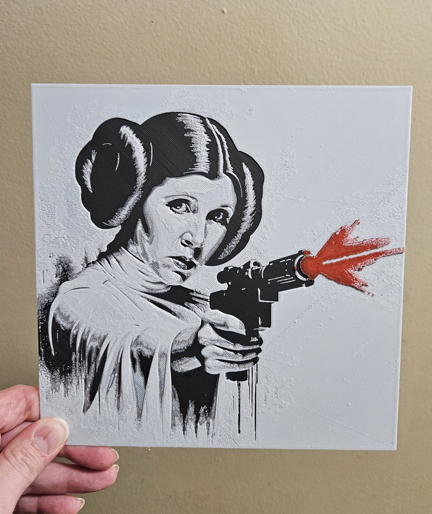 Star Wars inspired 3D printed Fan Art Decore