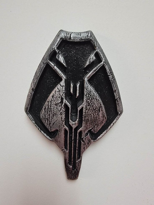 Home Office tiki decoration inspired by Mandalorian Mando from Star Wars from Aviator 3D Printing LTD.
