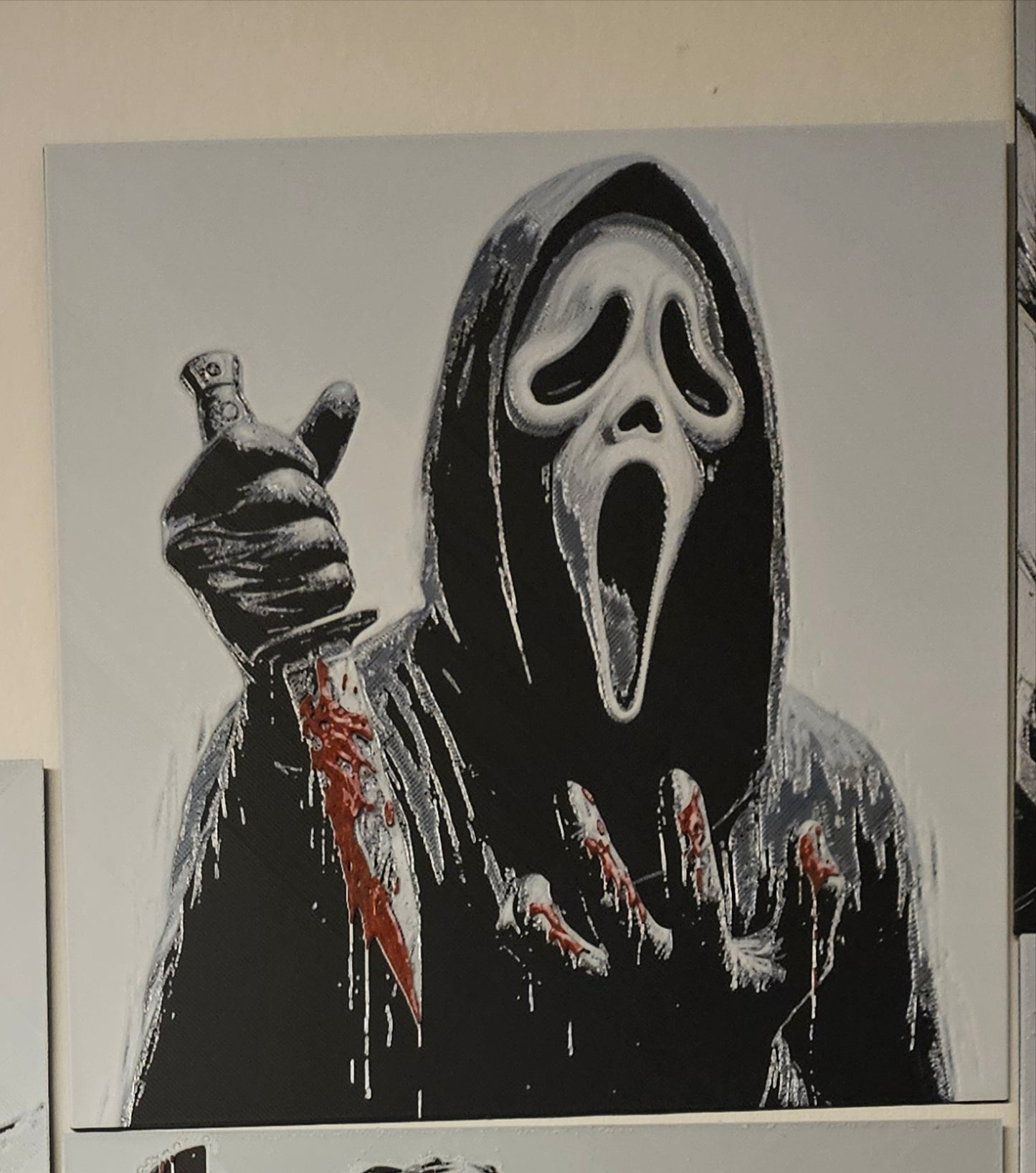 Horror legends inspired 3D printed Fan Art Decore. A Great gift  or for your home or office.